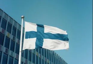 Students learning German